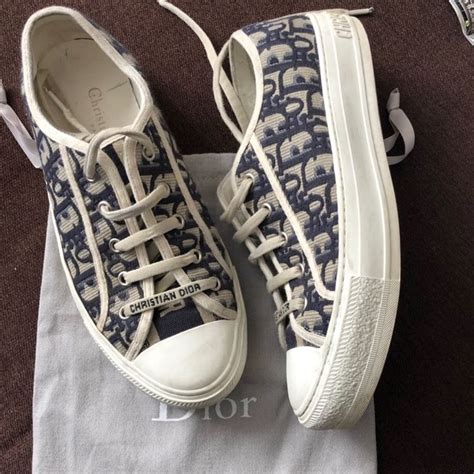 christian dior sneakers blue|authentic Christian Dior sneakers.